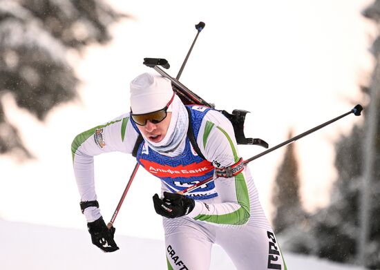 Russia Biathlon Cup Men Sprint
