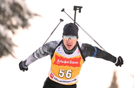 Russia Biathlon Cup Men Sprint