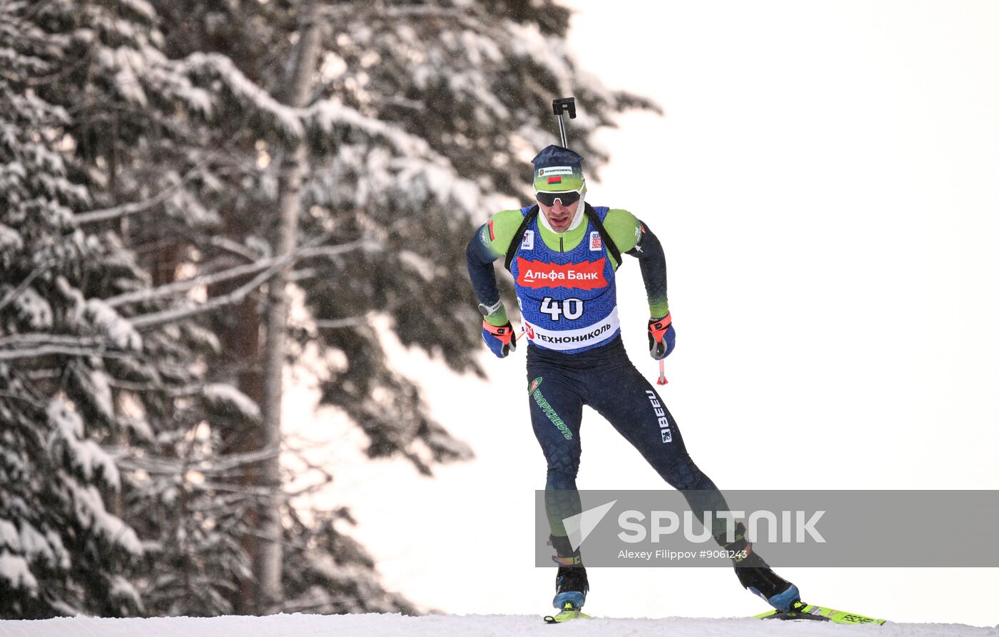 Russia Biathlon Cup Men Sprint
