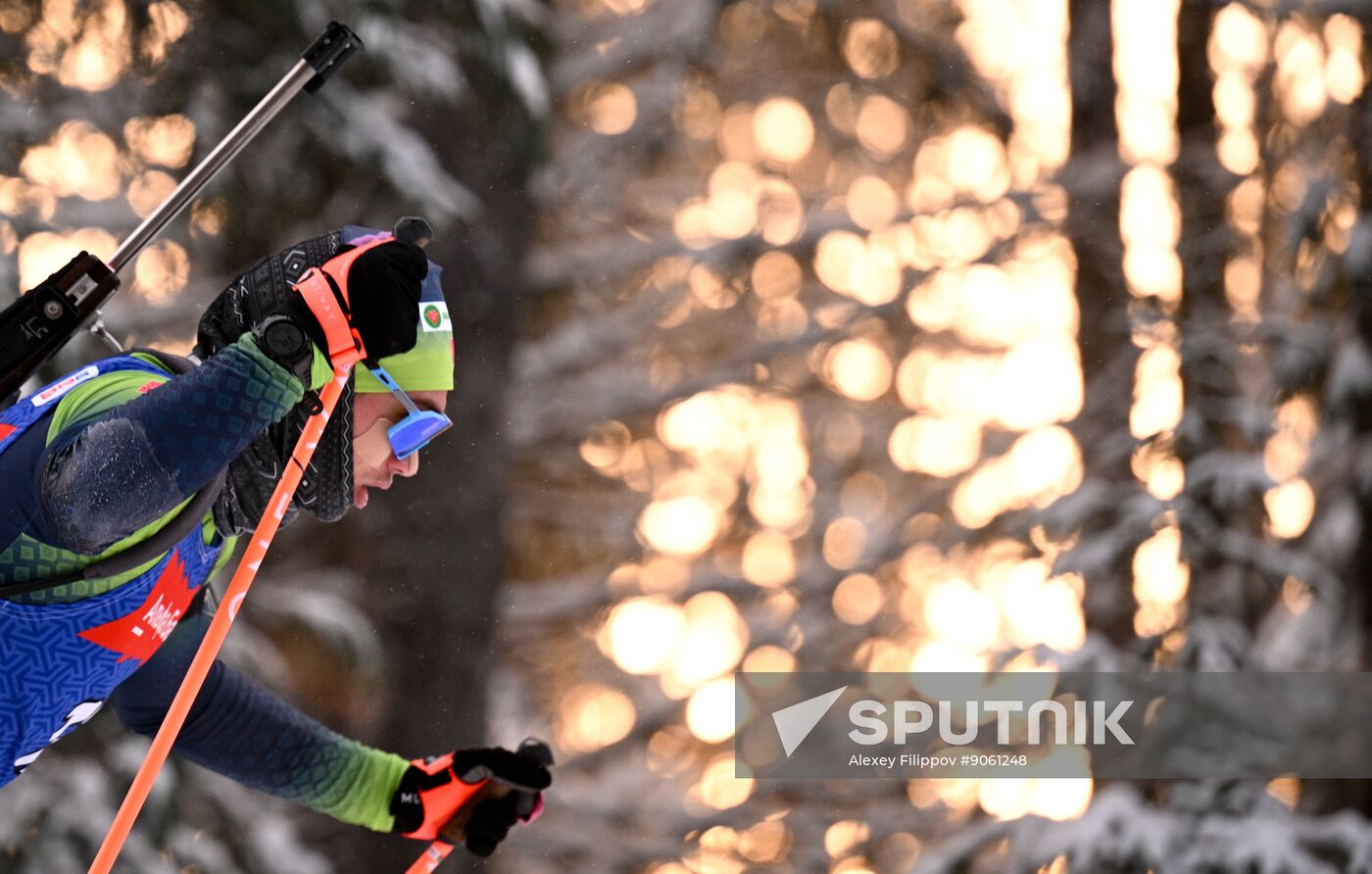 Russia Biathlon Cup Men Sprint