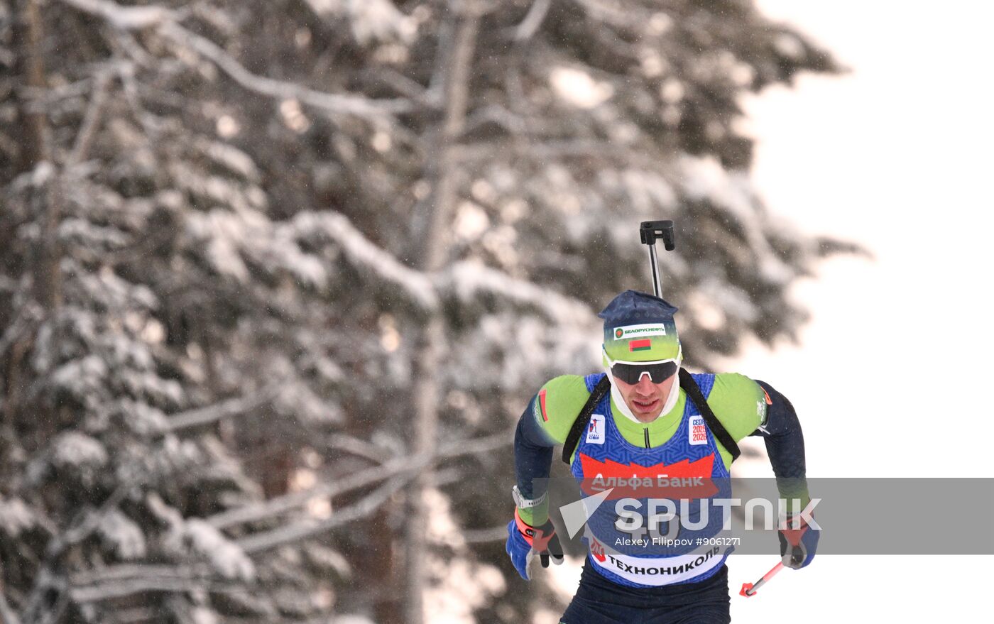 Russia Biathlon Cup Men Sprint