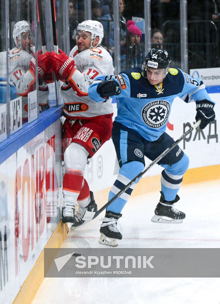 Russia Ice Hockey Kontinental League Sibir - Avtomobilist
