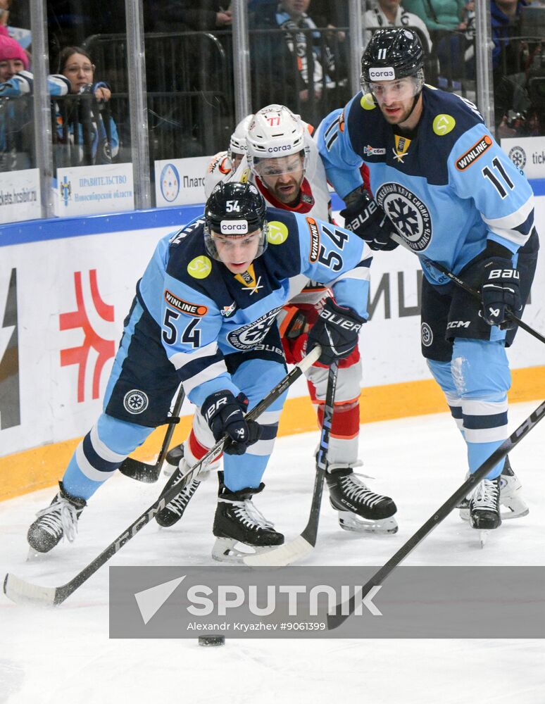 Russia Ice Hockey Kontinental League Sibir - Avtomobilist