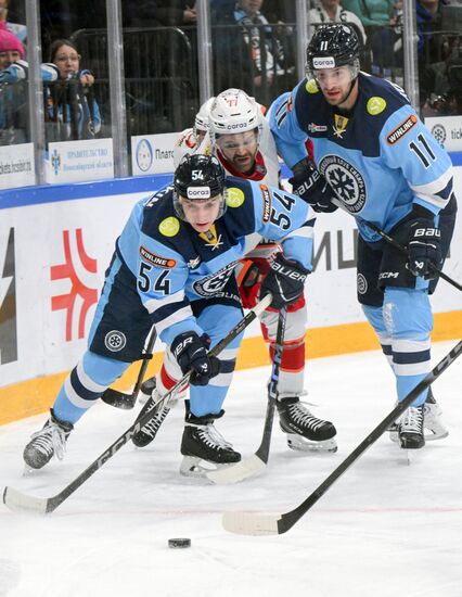 Russia Ice Hockey Kontinental League Sibir - Avtomobilist