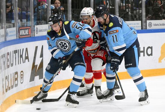 Russia Ice Hockey Kontinental League Sibir - Avtomobilist