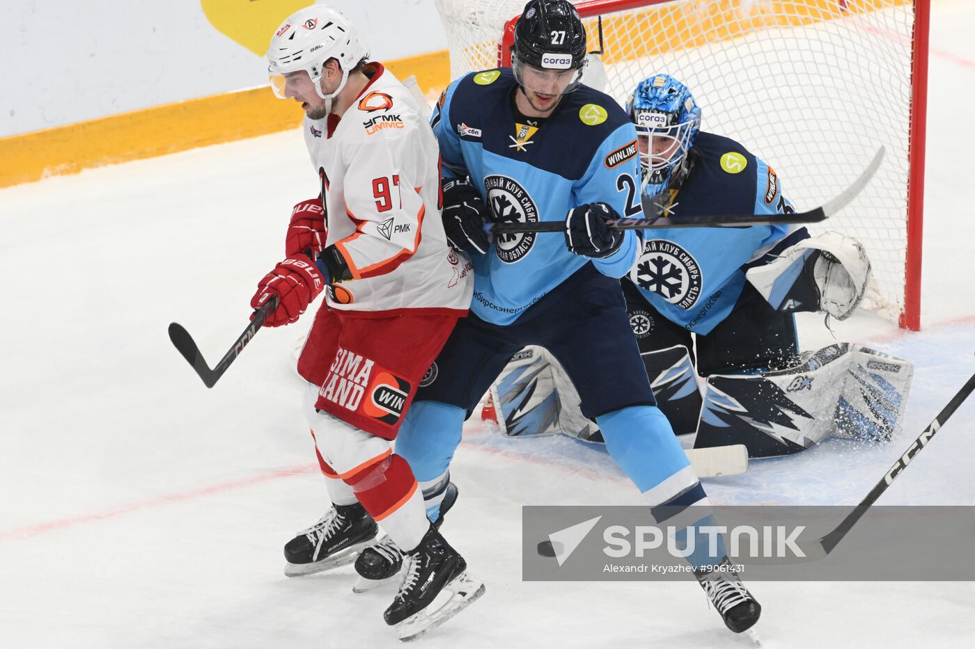 Russia Ice Hockey Kontinental League Sibir - Avtomobilist