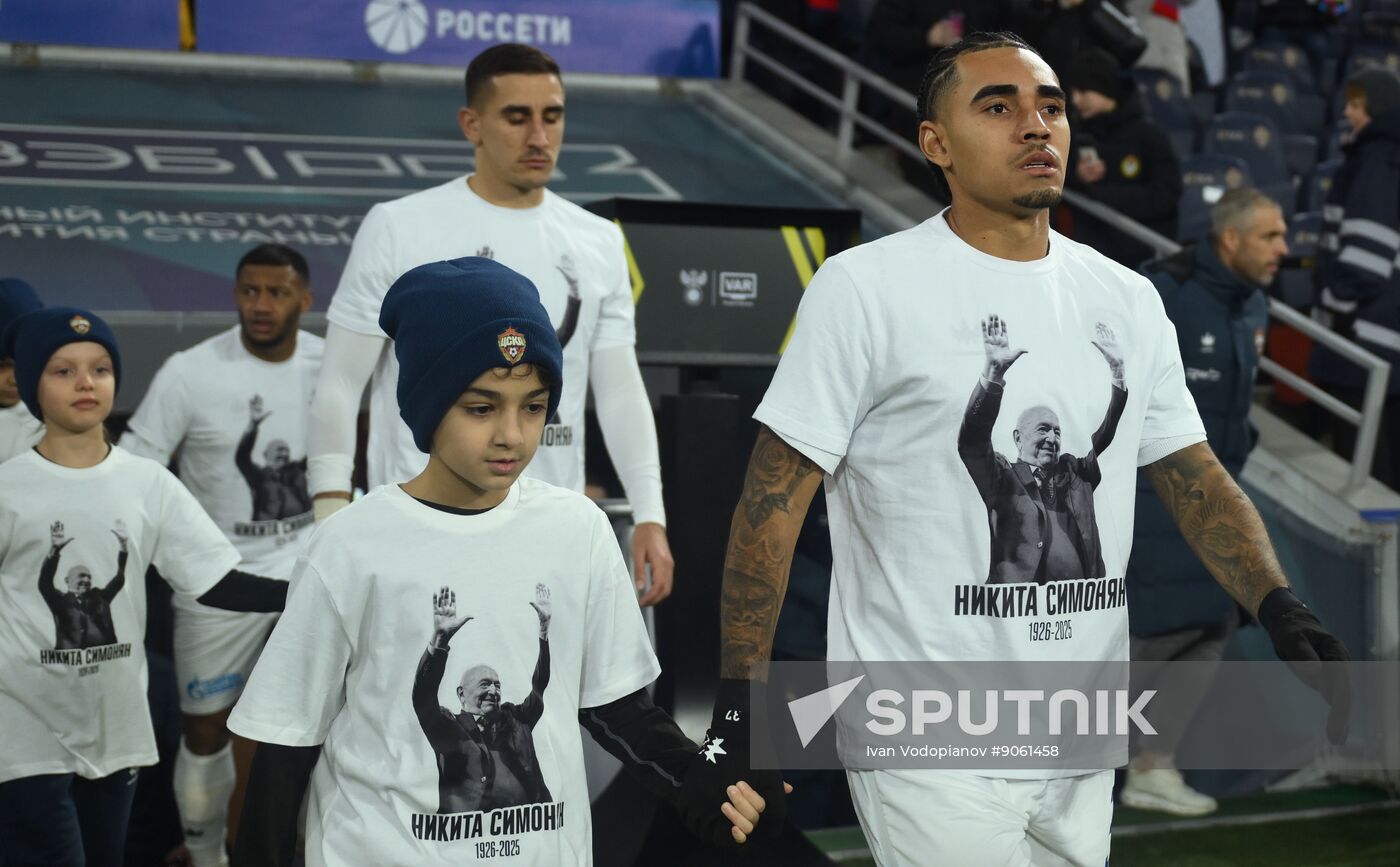 Russia Soccer Premier-League CSKA - Orenburg