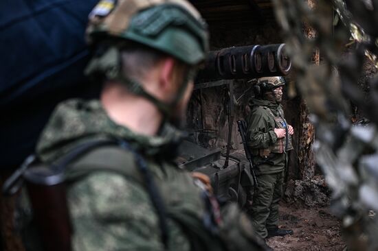 Russia Ukraine Military Operation Giatsint-S Artillery Unit