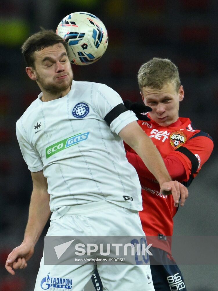 Russia Soccer Premier-League CSKA - Orenburg