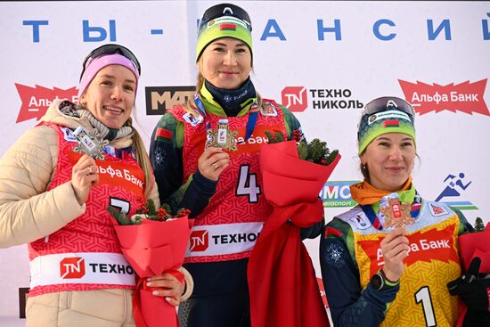 Russia Biathlon Cup Women Pursuit