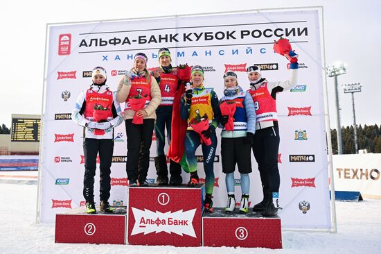Russia Biathlon Cup Women Pursuit