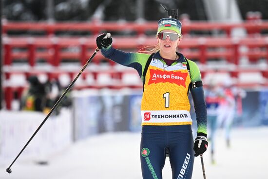 Russia Biathlon Cup Women Pursuit