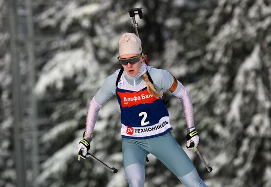 Russia Biathlon Cup Women Pursuit