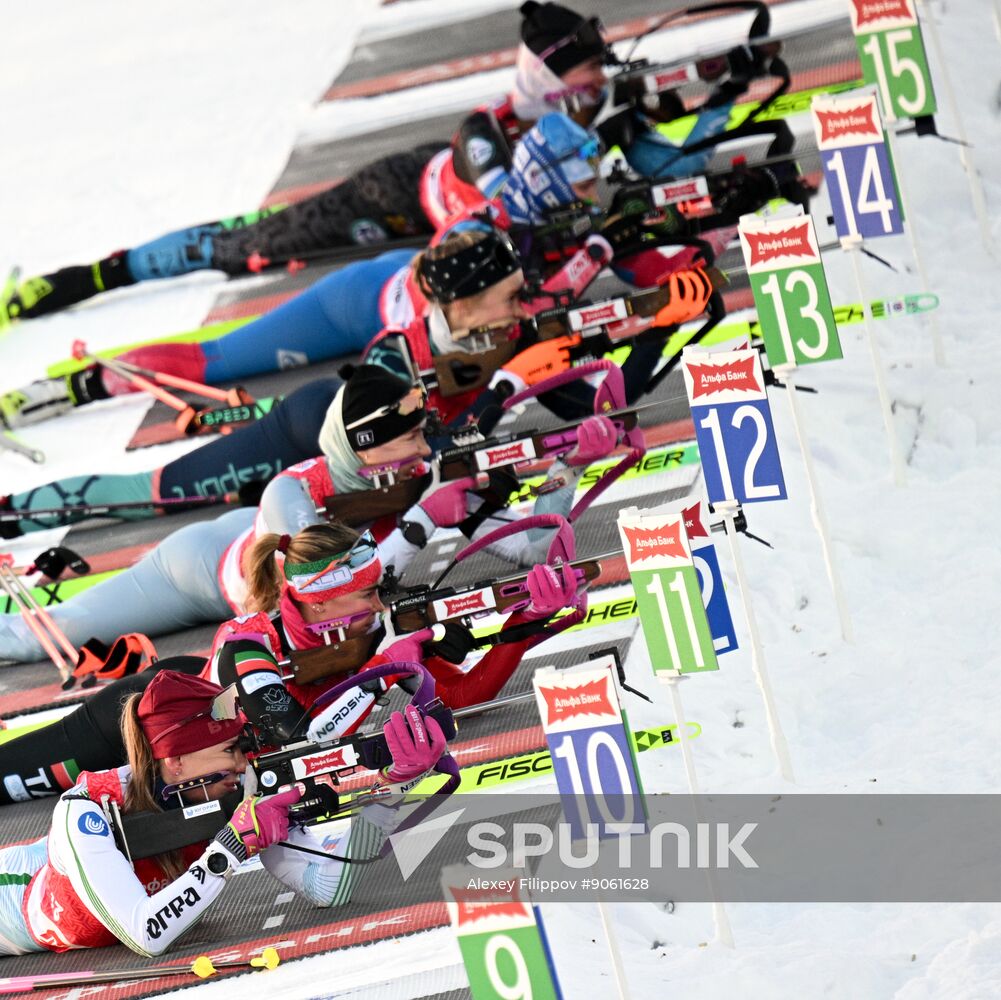 Russia Biathlon Cup Women Pursuit