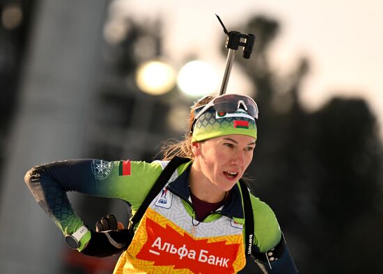Russia Biathlon Cup Women Pursuit