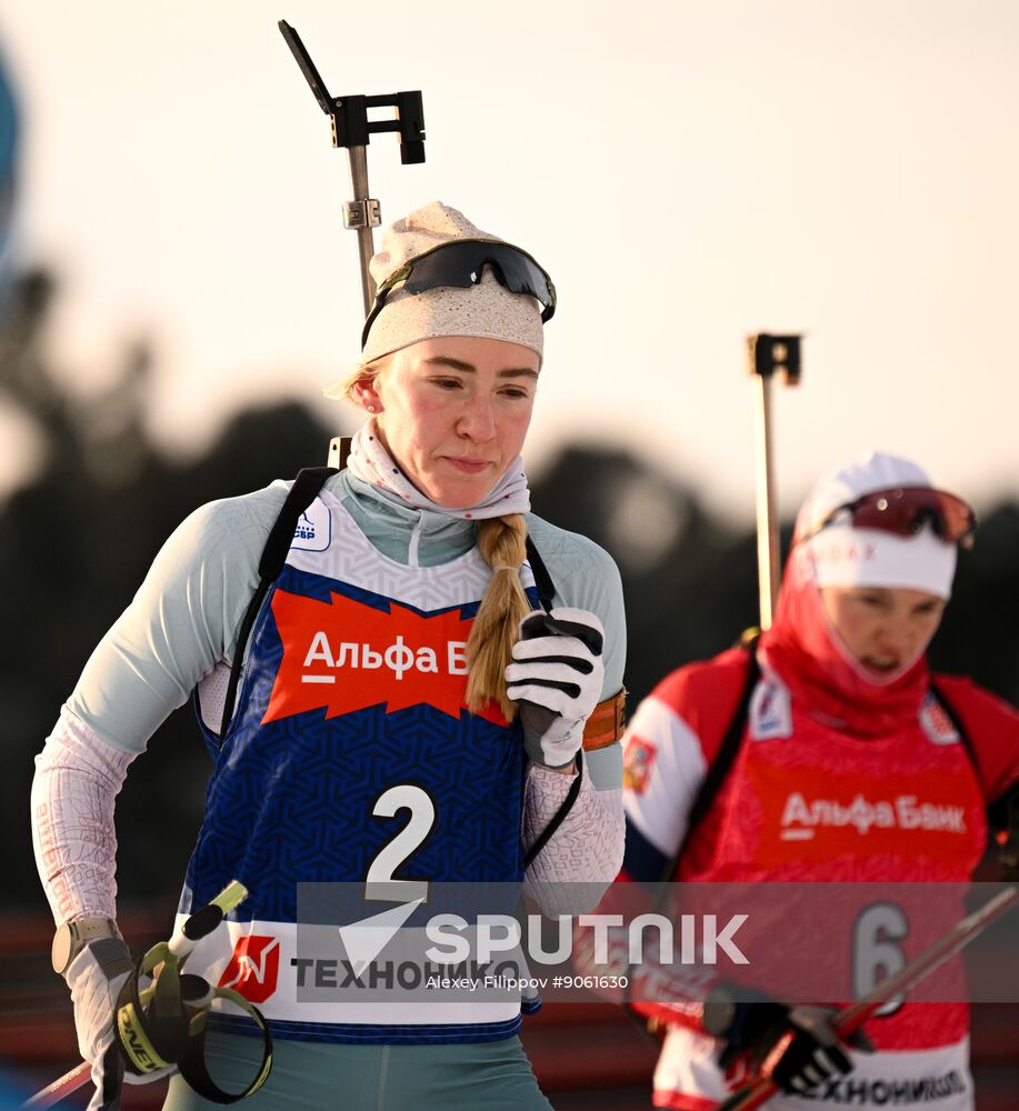 Russia Biathlon Cup Women Pursuit