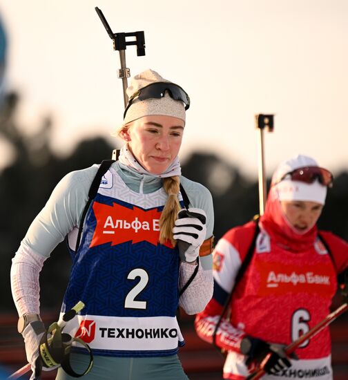 Russia Biathlon Cup Women Pursuit