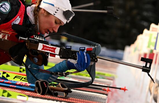 Russia Biathlon Cup Women Pursuit