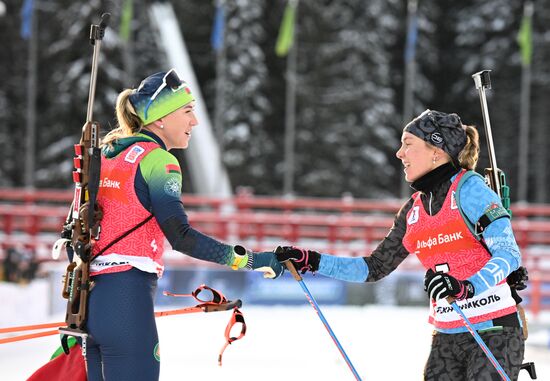 Russia Biathlon Cup Women Pursuit
