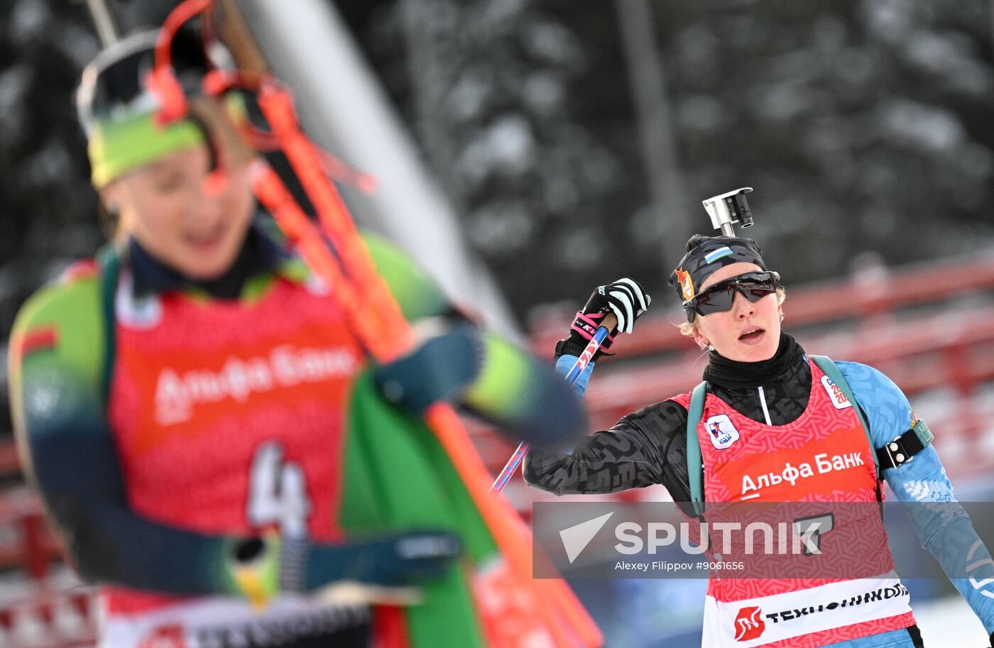 Russia Biathlon Cup Women Pursuit