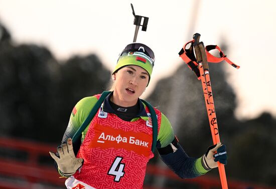 Russia Biathlon Cup Women Pursuit