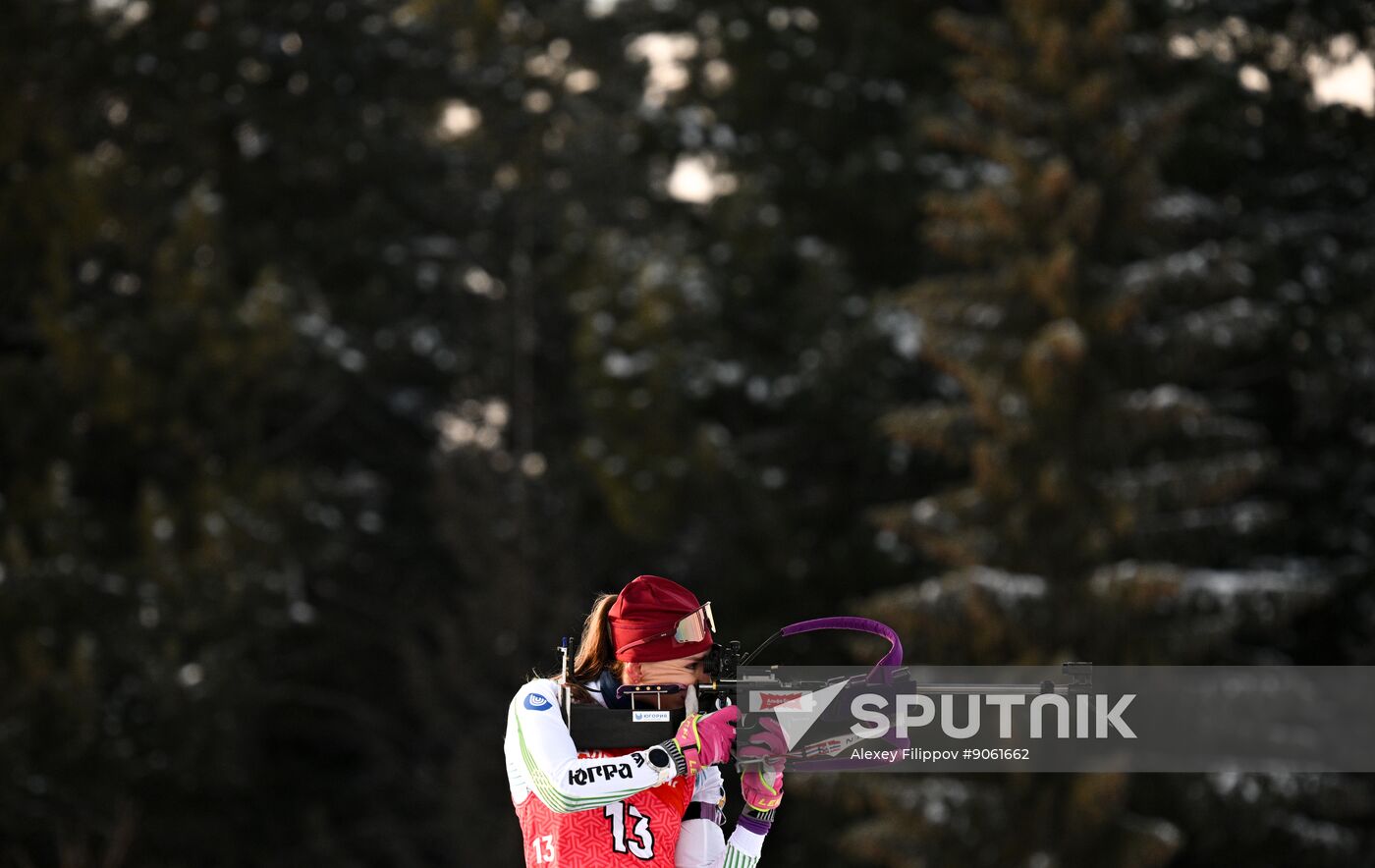 Russia Biathlon Cup Women Pursuit