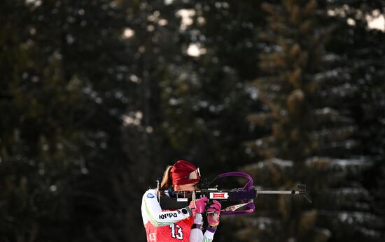 Russia Biathlon Cup Women Pursuit