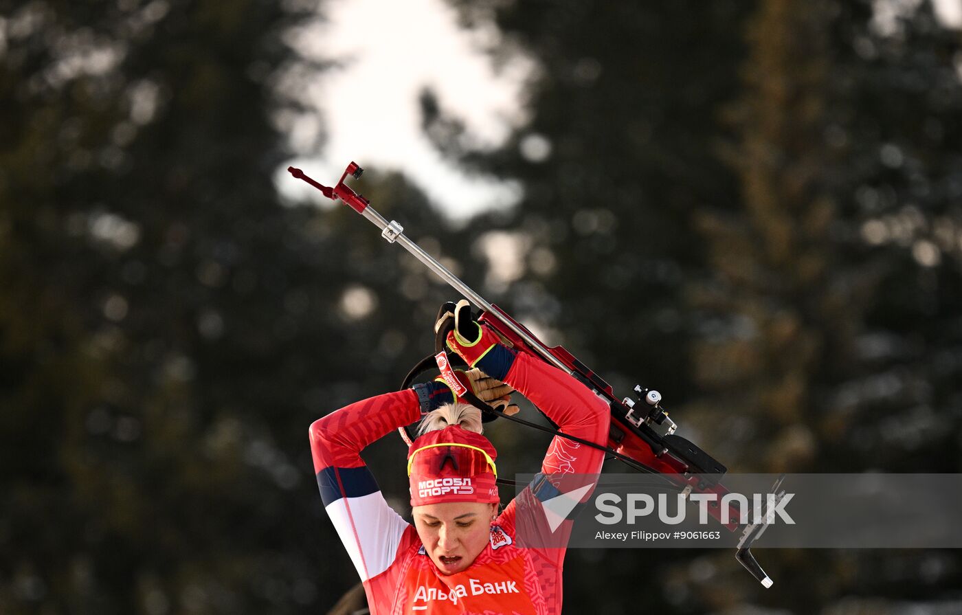 Russia Biathlon Cup Women Pursuit