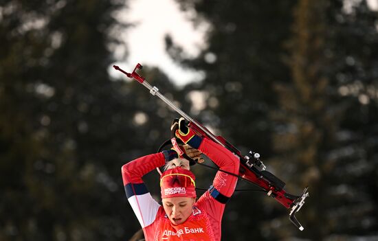 Russia Biathlon Cup Women Pursuit