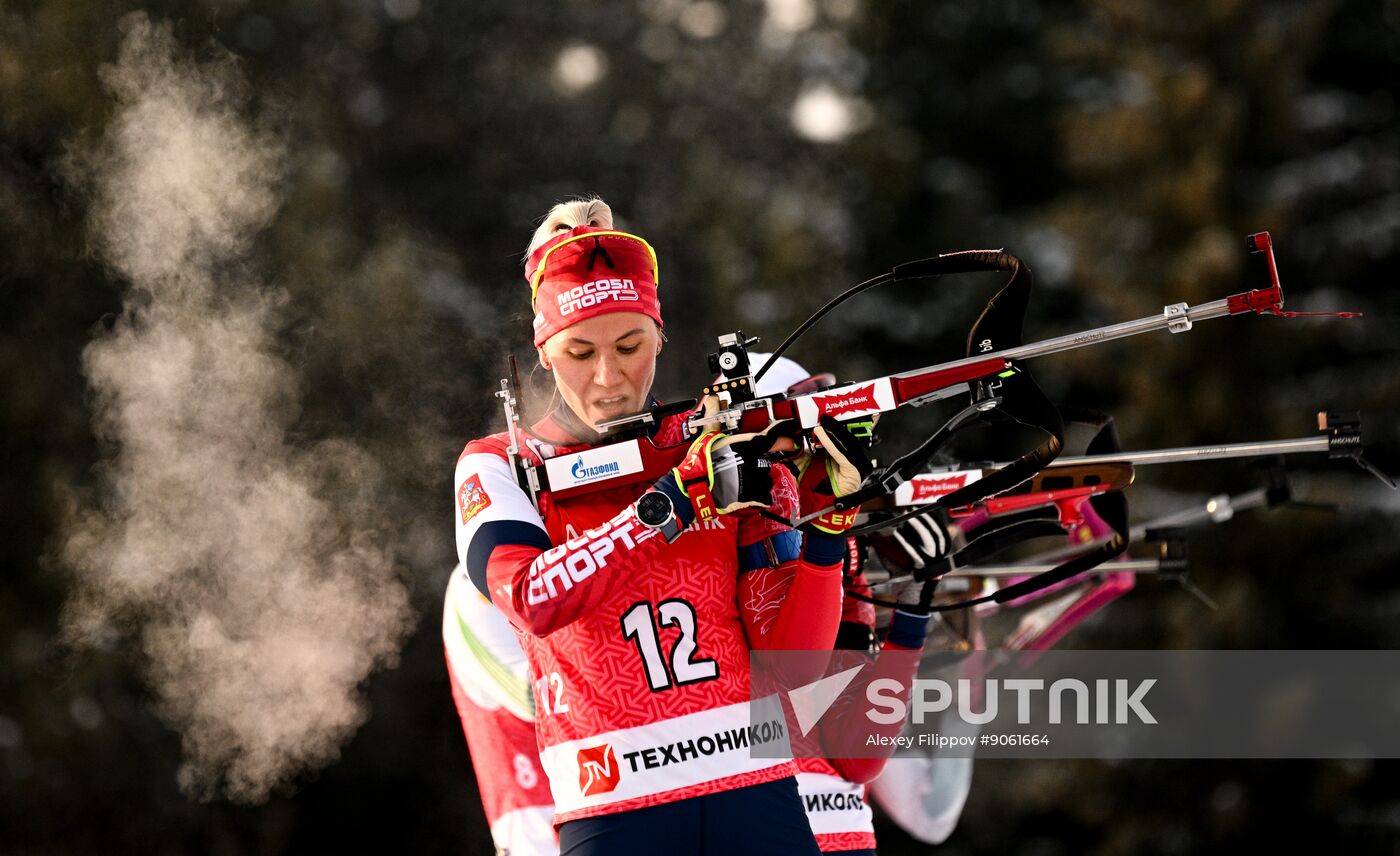 Russia Biathlon Cup Women Pursuit