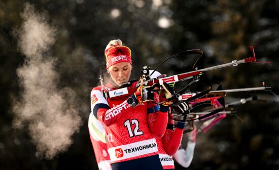 Russia Biathlon Cup Women Pursuit