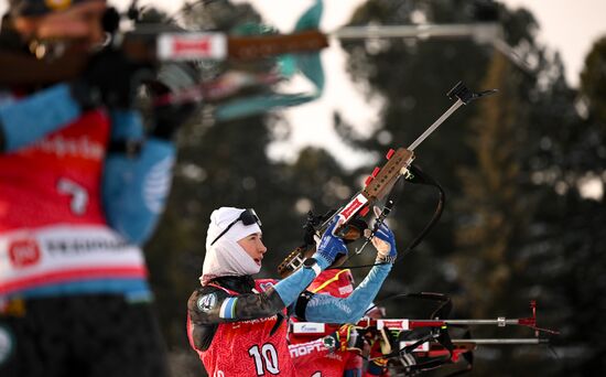 Russia Biathlon Cup Women Pursuit