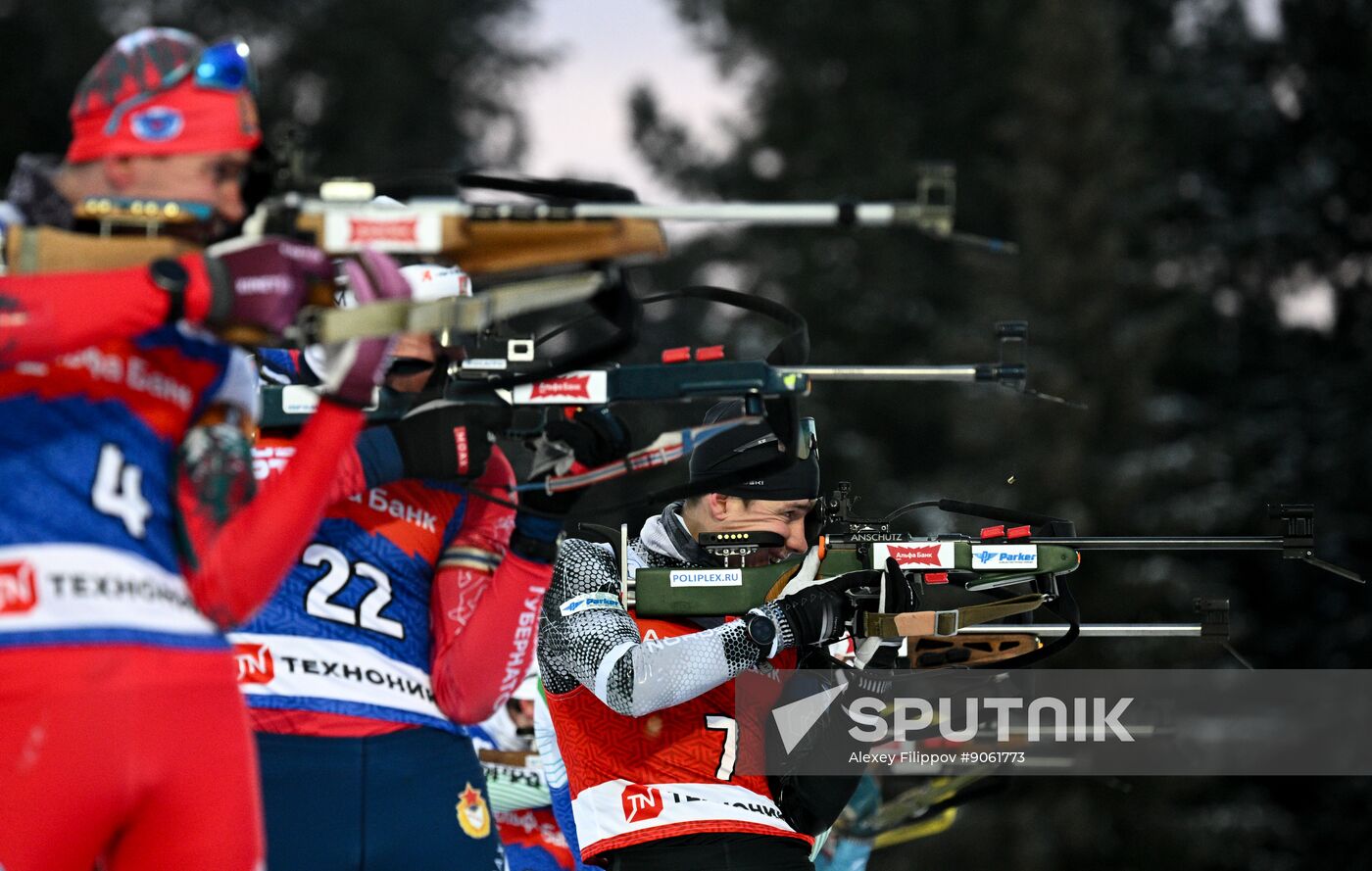 Russia Biathlon Cup Men Pursuit