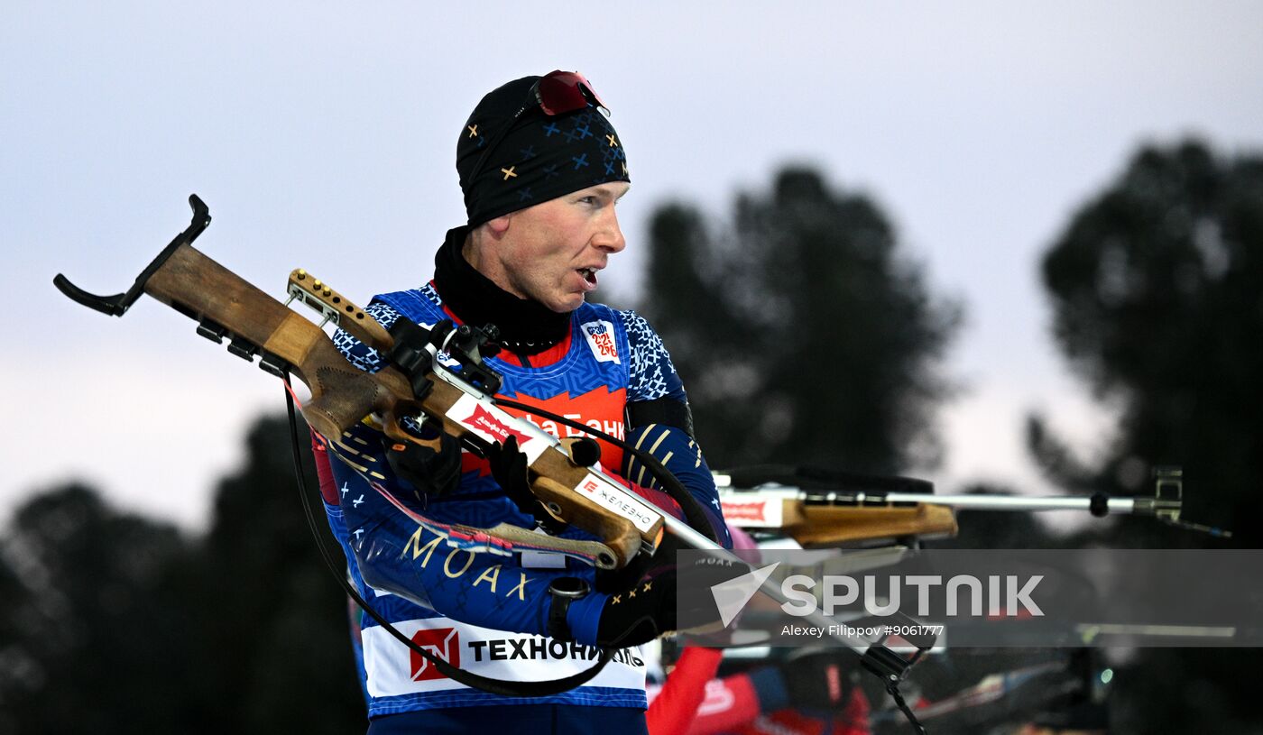 Russia Biathlon Cup Men Pursuit