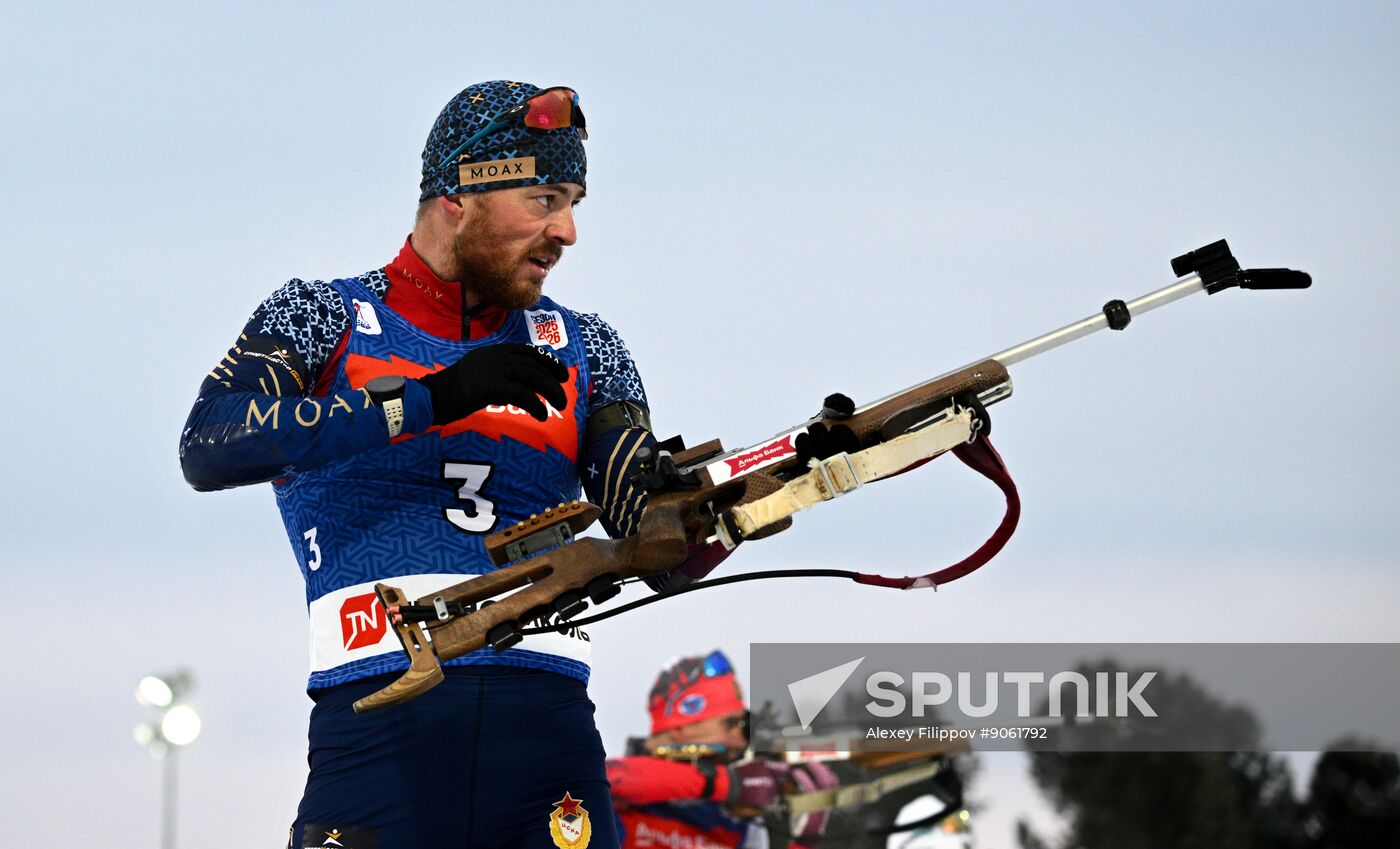 Russia Biathlon Cup Men Pursuit