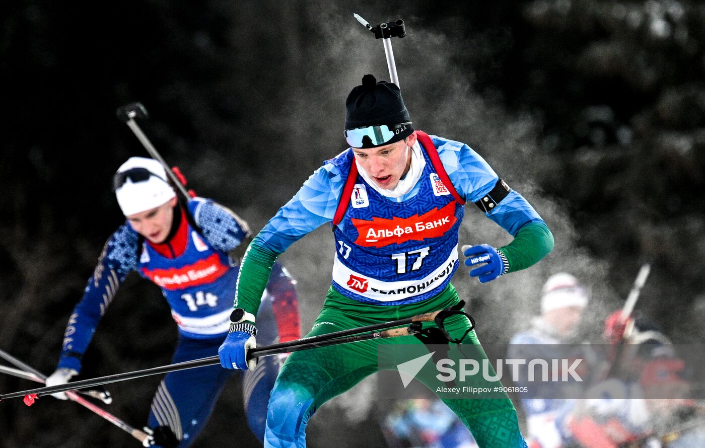 Russia Biathlon Cup Men Pursuit