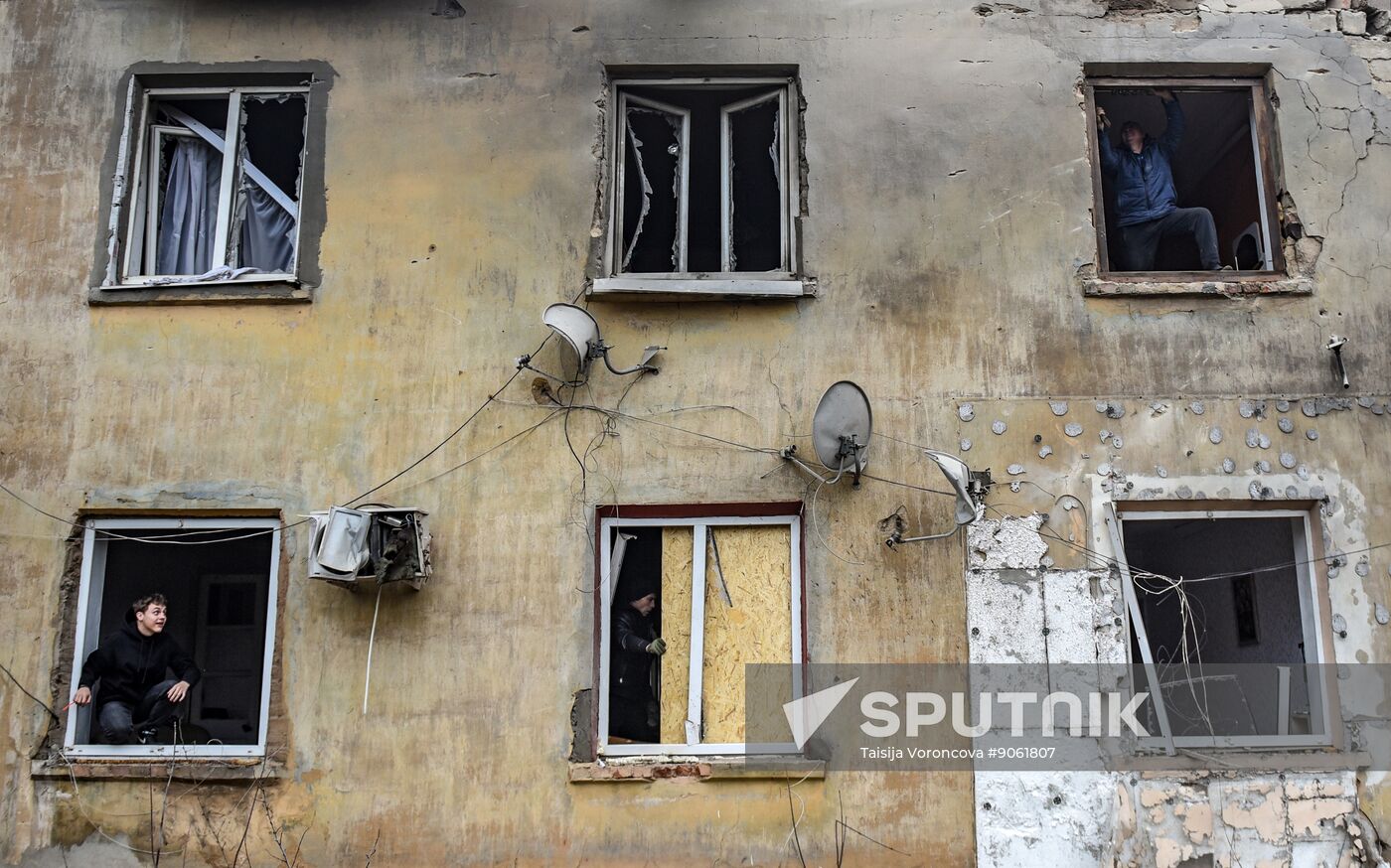 Russia Ukraine Military Operation Drone Attack