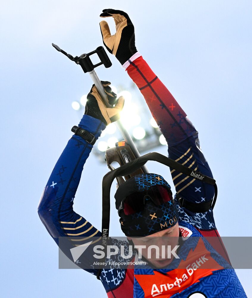 Russia Biathlon Cup Men Pursuit