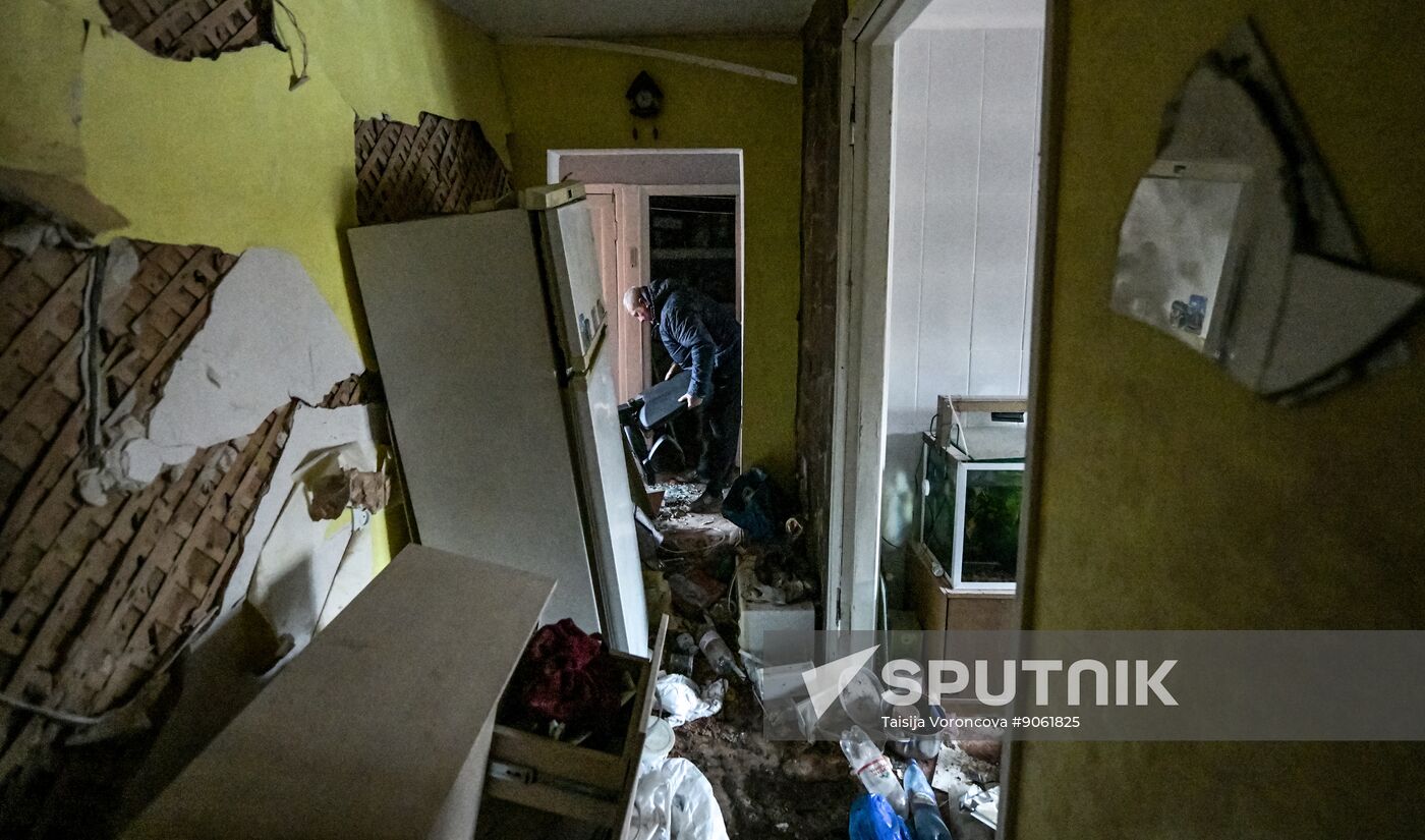 Russia Ukraine Military Operation Drone Attack