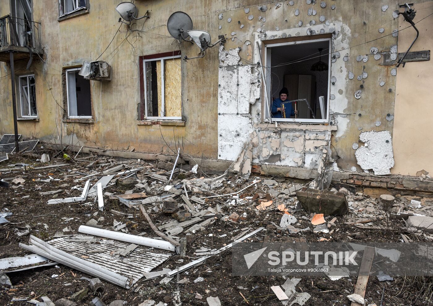 Russia Ukraine Military Operation Drone Attack