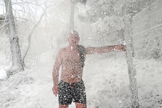 Russia Winter Swimming