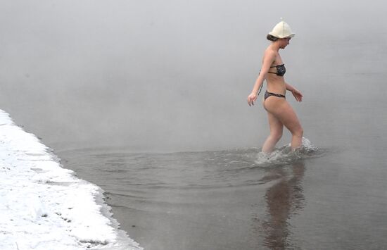 Russia Winter Swimming