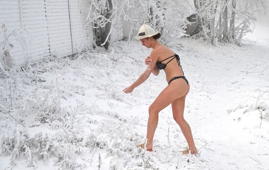 Russia Winter Swimming