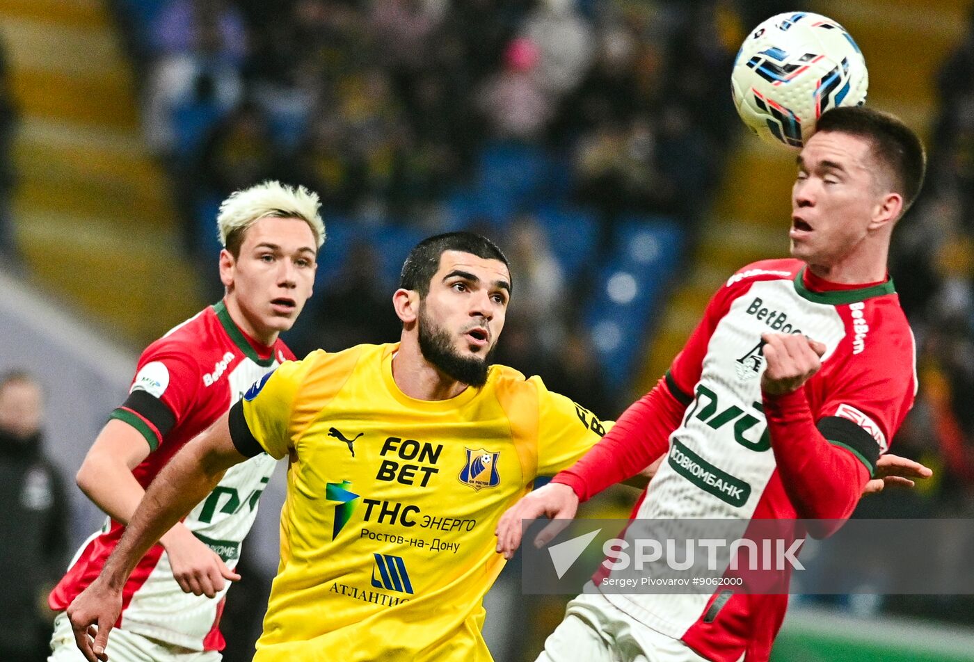 Russia Soccer Premier-League Rostov - Lokomotiv