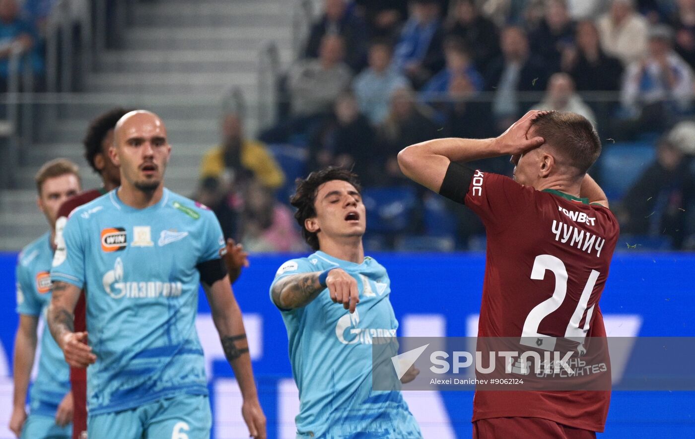 Russia Soccer Premier-League Zenit - Rubin