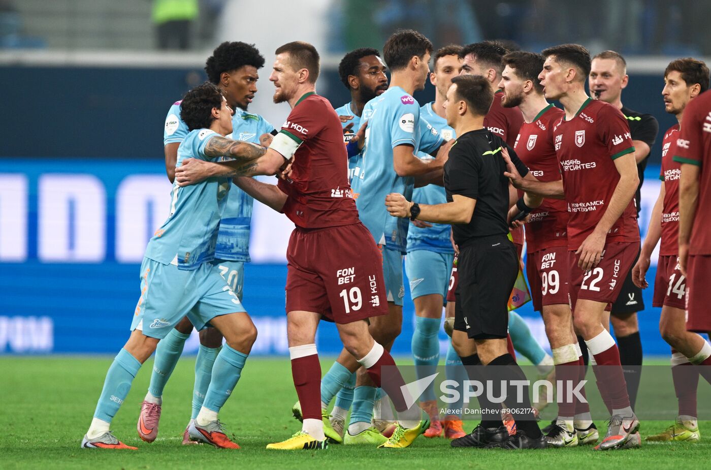 Russia Soccer Premier-League Zenit - Rubin