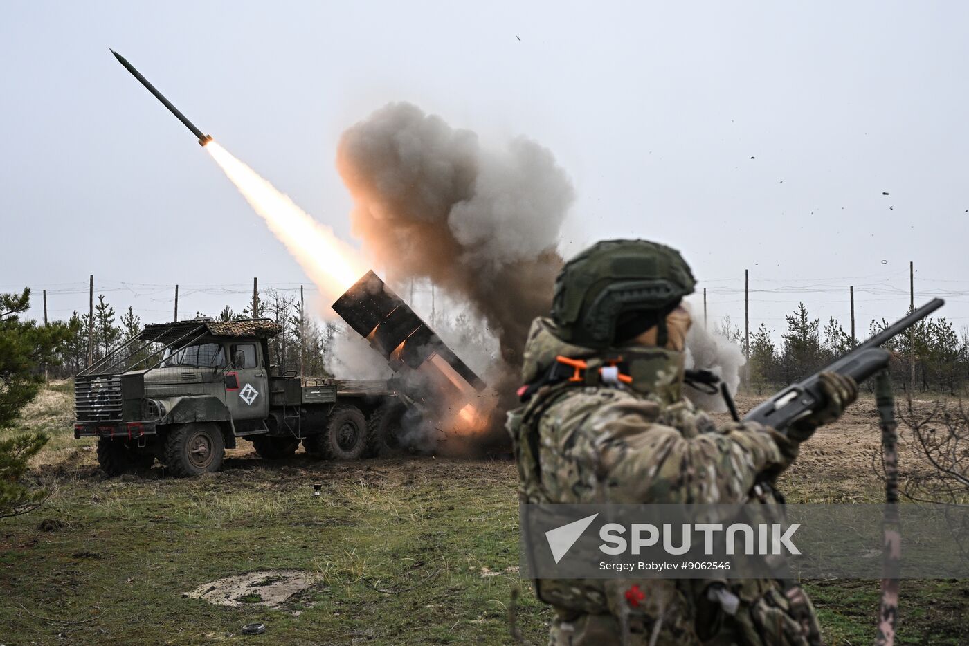 Russia Ukraine Military Operation Artillery Unit