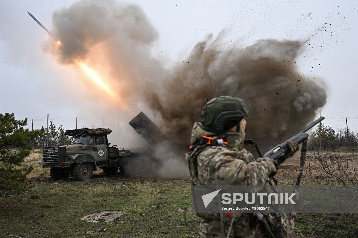 Russia Ukraine Military Operation Artillery Unit