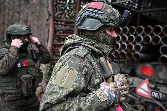 Russia Ukraine Military Operation Artillery Unit