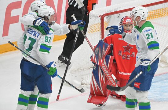 Russia Ice Hockey Kontinental League CSKA - Salavat Yulaev